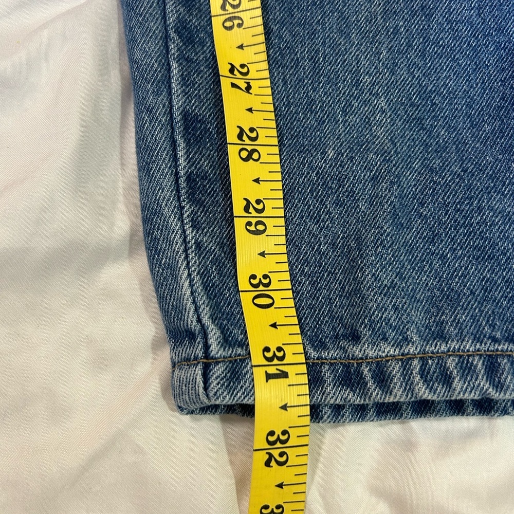 Vintage 90s Brittania  Denim Jeans Waist Tapered Leg Womens Size 16 Pleated - Picture 3 of 11